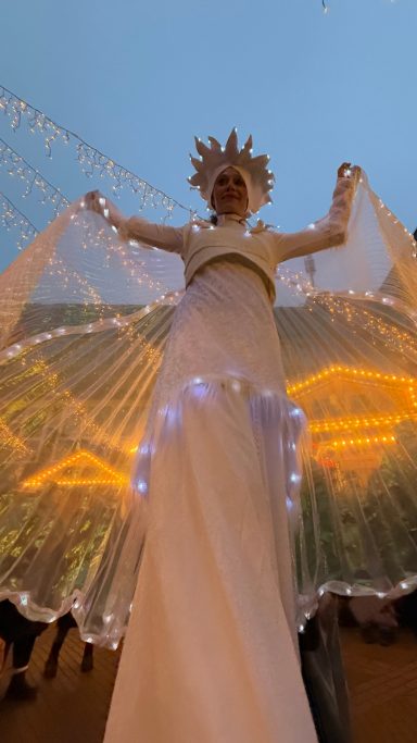 LED Stelzen Walking Act