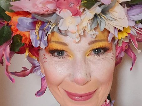 LED Walkact buchen Leuchtende Blumen Walk Acts