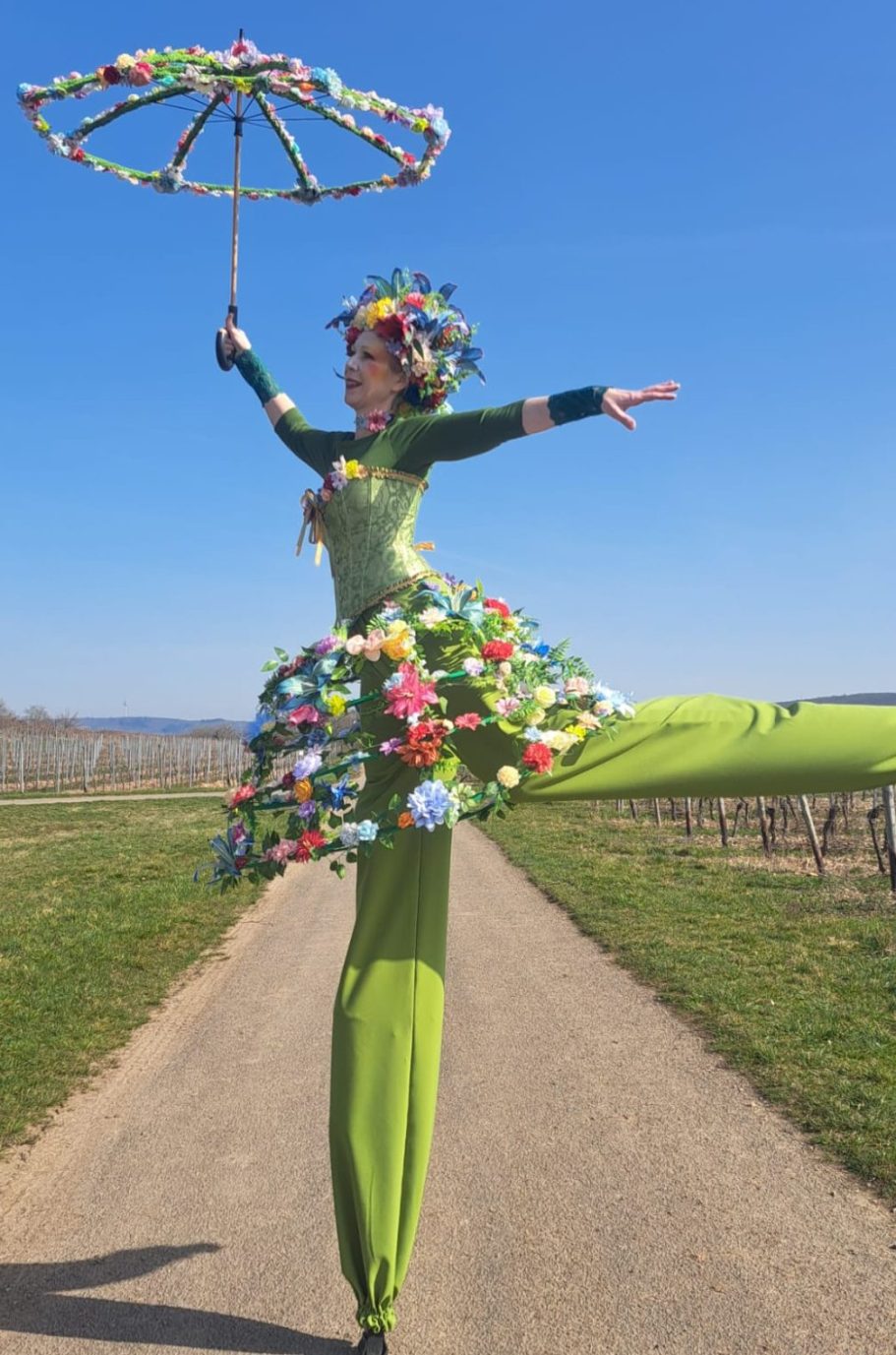 Walking Act für Strassenfeste, Parkfeste, Blumen St