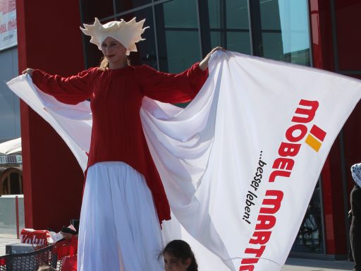 Werbung Walkacts Firmen branding