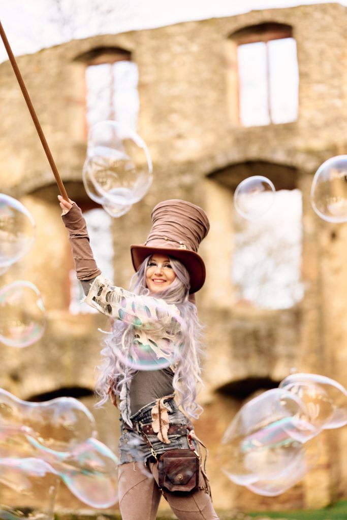 Seifenblasen Walk Act Project PQ