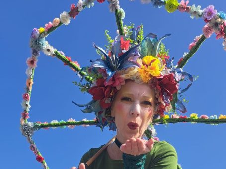 Blumen Performance Blumen Kostüm