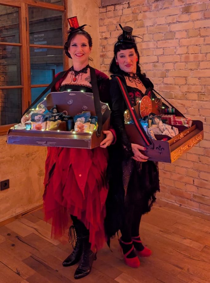 Walk Act mint Animation Galaprogramm Künstler elegant