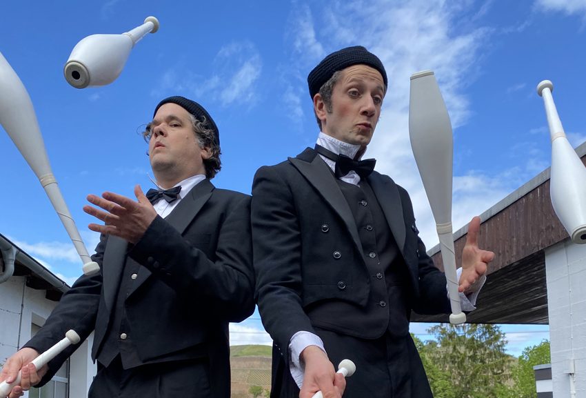 Künstler buchen, Jonglage Comedy Show Herr Ksimir und Herr Hellebrand