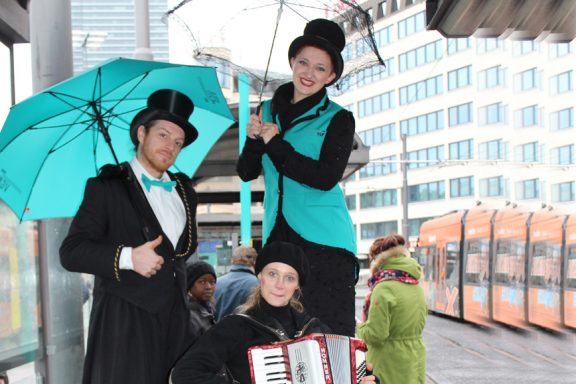 Stelzenläufer Promotion
