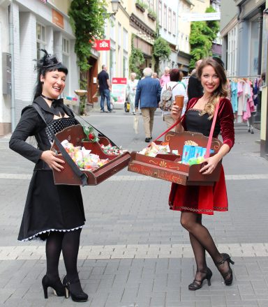 Bauchladen Walking Act